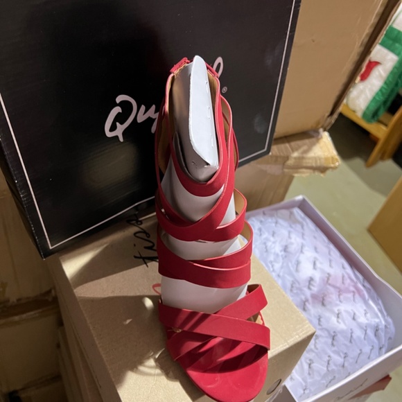 Qupid Everly Red Suede - Picture 4 of 4